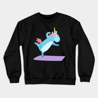 Unicorn Yoga- Crewneck Sweatshirt